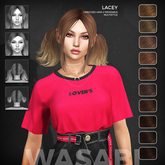 Wasabi // Lacey Mesh Hair - Browns