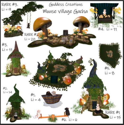 )O( GC: Mouse Village Cafe Cheese RARE #2 