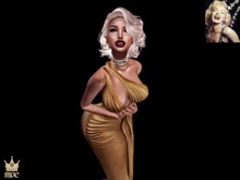 Marylin golden dress 1 - MDC Bento Pose