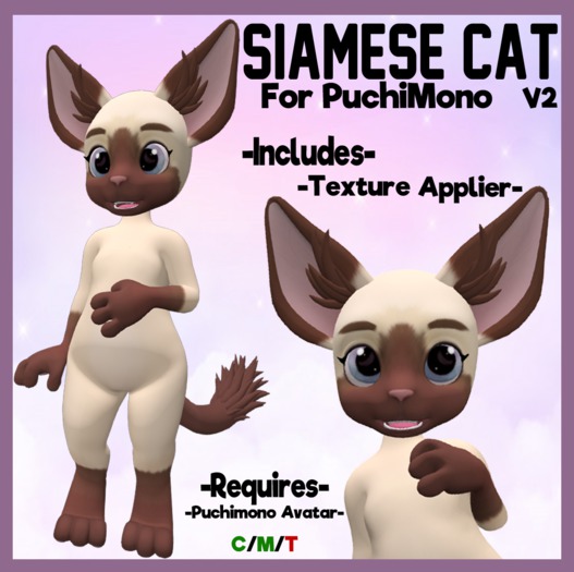 Siamese Cat V2 Puchimono Mod