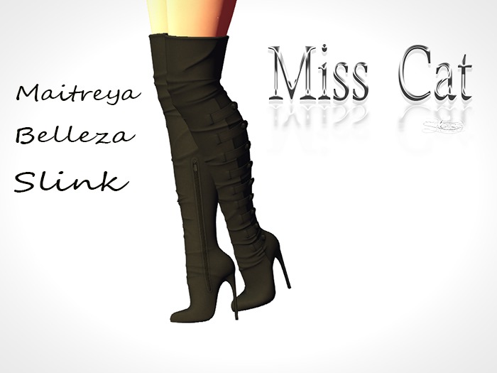 : : Miss Cat Store : : Amber  Boots Black