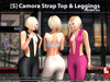 s camora strap top leggings promo pic