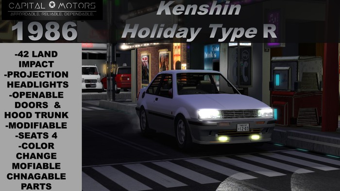 1986 Kenshin holiday Type R   