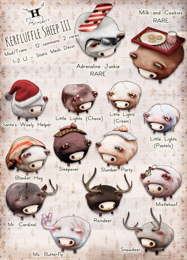 +Half-Deer+ Kerfluffle Sheep III - Adrenaline Junkie RARE