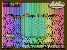 Diamond Drops Knit Combo Textures