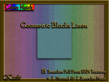 Geometric Blocks Linen Solids Textures
