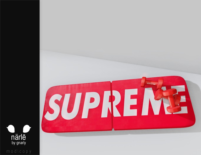 Shipped!  A gnarly supreme warmup kit