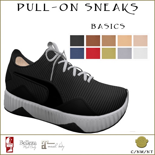 BM Pull-On Sneaks Basics