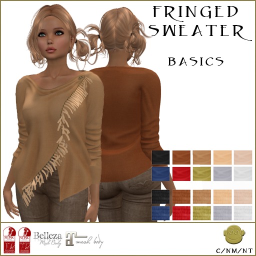 BM Fringed Sweater Basics DEMO