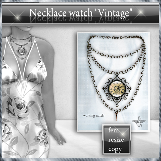 !! NE! Necklacewatch "Vintage"