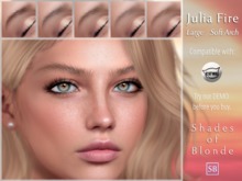 Eyebrows, Catwa: JuliaFire.Large.SoftArch.Blonde