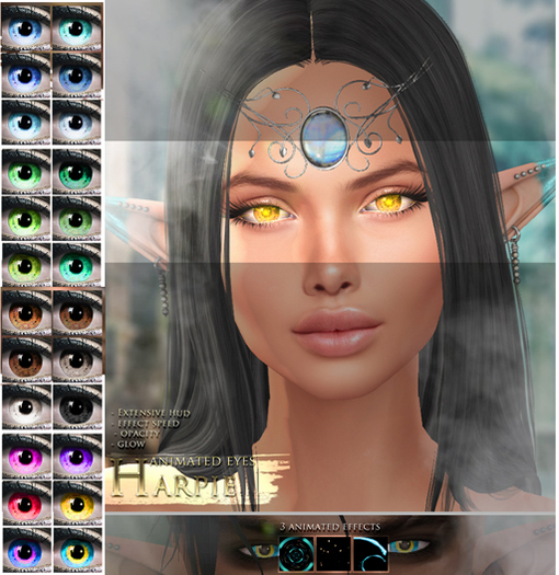 -Elemental- 'Harpie' Animated Eyes - DEMO