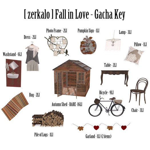 [ zerkalo ] Fall in Love - Autumn Shed - RARE