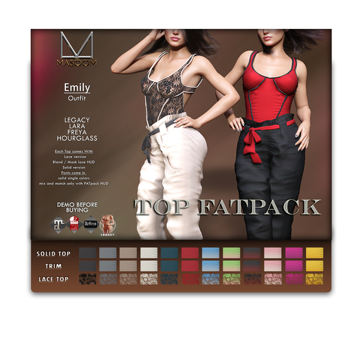 [[ Masoom ]] Emily Top FATPACK - ADD-
