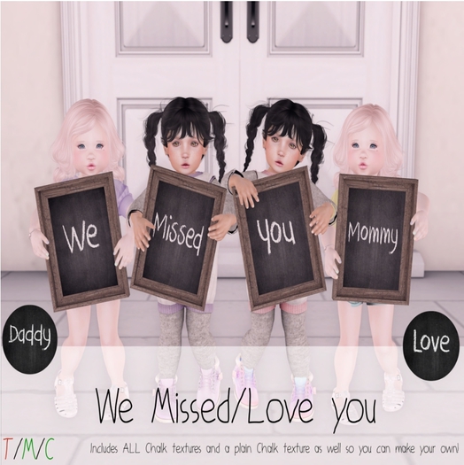 {Enchanted Poses} We Missed/Love You
