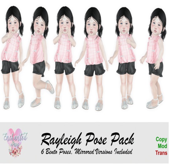 {Enchanted Poses} Rayleigh Pose Pack