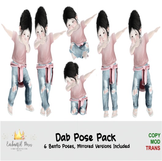 {Enchanted Poses} Dab Pose Pack