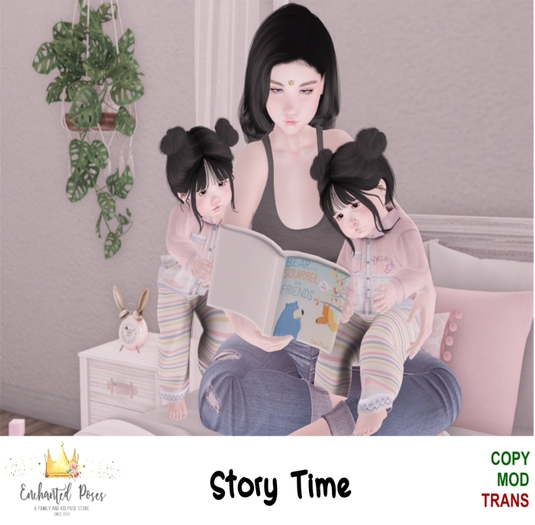 {Enchanted Poses} Story Time