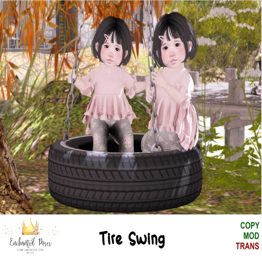 {Enchanted Poses} Tire Swing