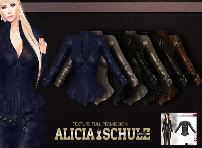 [Alicia Schulz] Texture for MI963449 Peplum Jacket SET 1