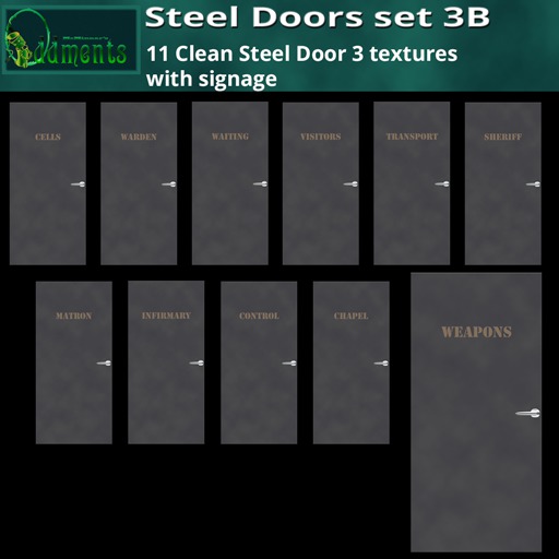 Steel Dorrs set 3B