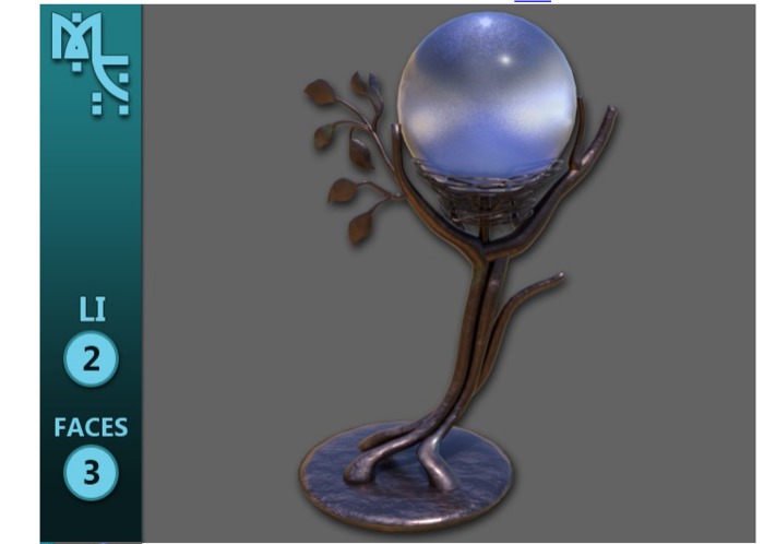 Enchanted Table Lamp - Full Perm