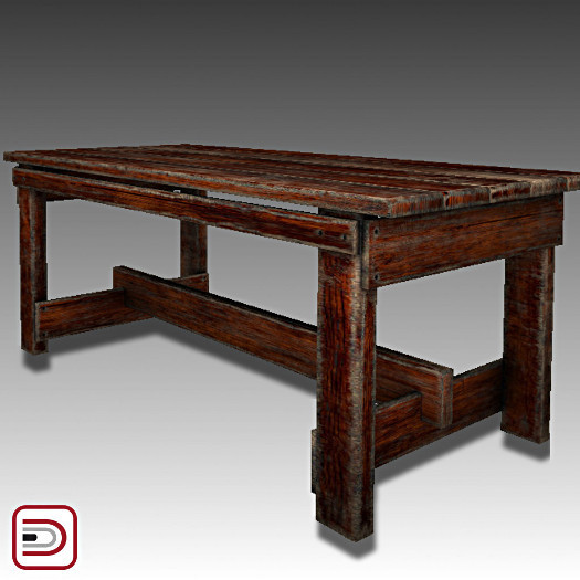 [Danielito] Old Wooden Table