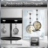 !! NE! Pocket Watch "Silver Dragon"