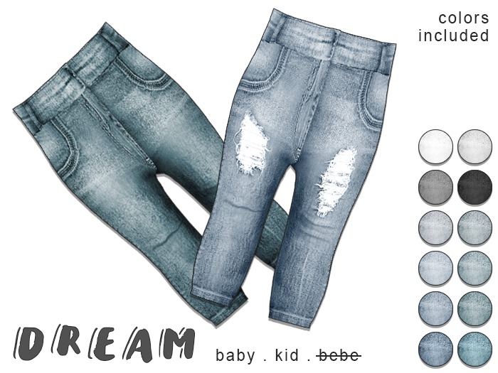 Dream - Clean/Ripped Denim Skirt (B&K)