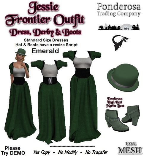 Jessie Frontier Outfit - FOUR