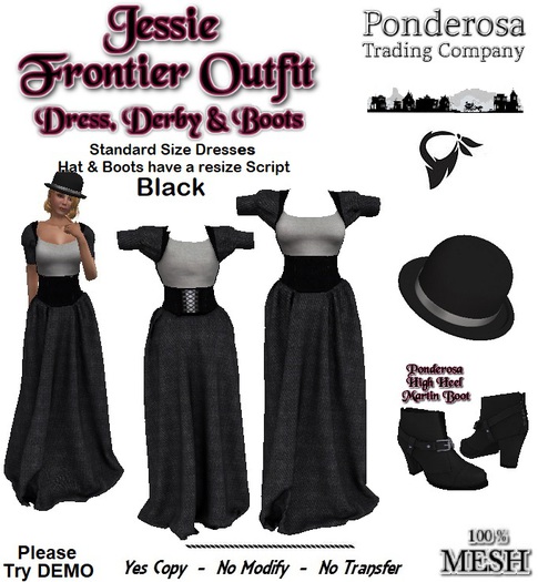 Jessie Frontier Outfit - ONE