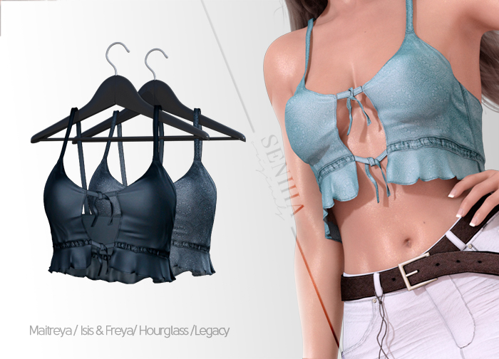 Seniha. Megan Top // Dark Blue