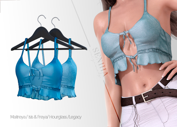 Seniha. Megan Top // Blue