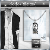 !! NE! Necklace "Silver one"