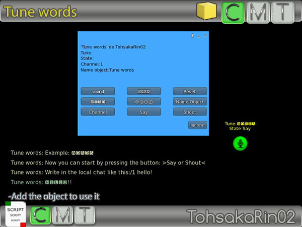 Tune words