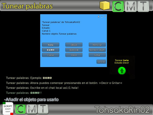 Tunear palabras