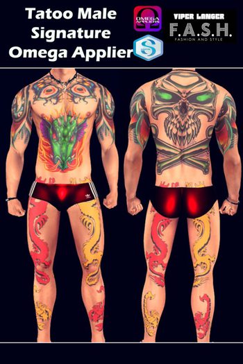 F.A.S.H VIPER  Tatoo Male Collor Signature/Omega Applier