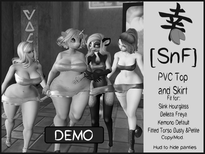 [SnF] PVC Top and Skirt DEMO