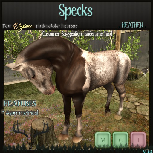 [. HEATHEN .] Elysian Rideable Skin -Specks- {REZ}