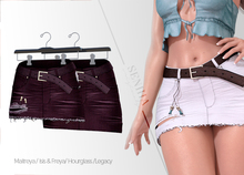 Seniha. Megan Skirt // Burgundy
