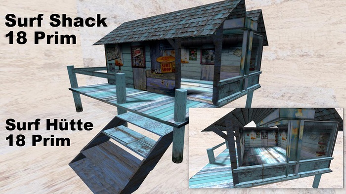 Surf Shack 18 Prim