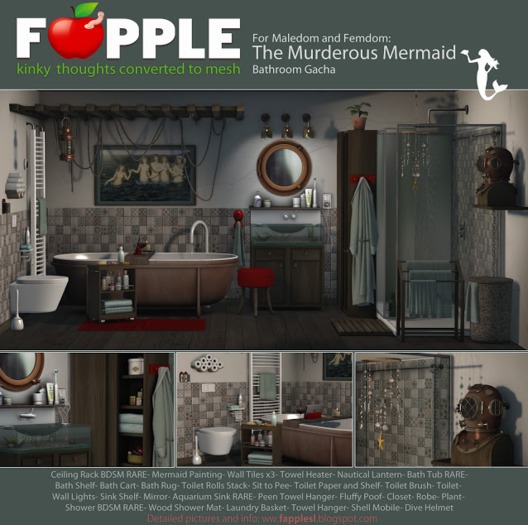 Fapple- MM Gacha- Bath Rug