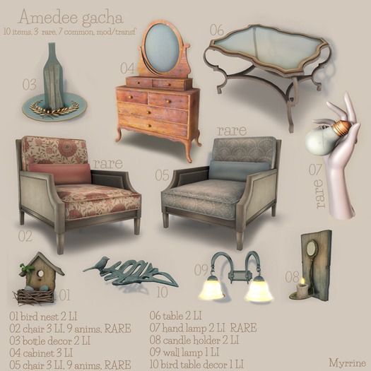 AMEDEE GACHA -  candle holder 