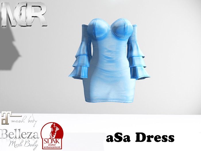 _Mor Store__ aSa Dress Blue