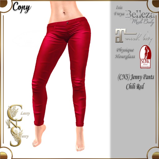 (CNS) Jenny Pants Chili Red