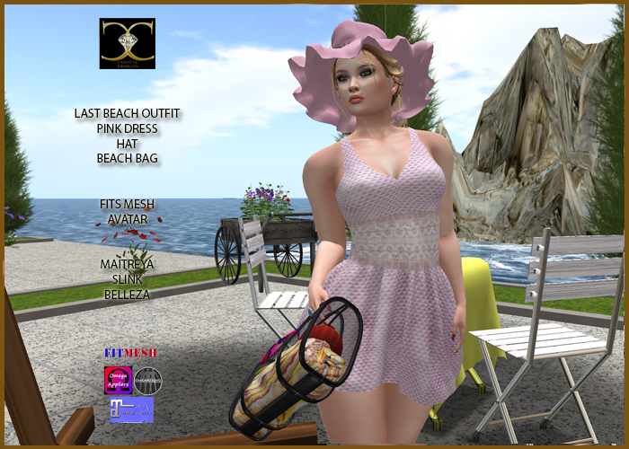 LAST BEACH DRESS PINK