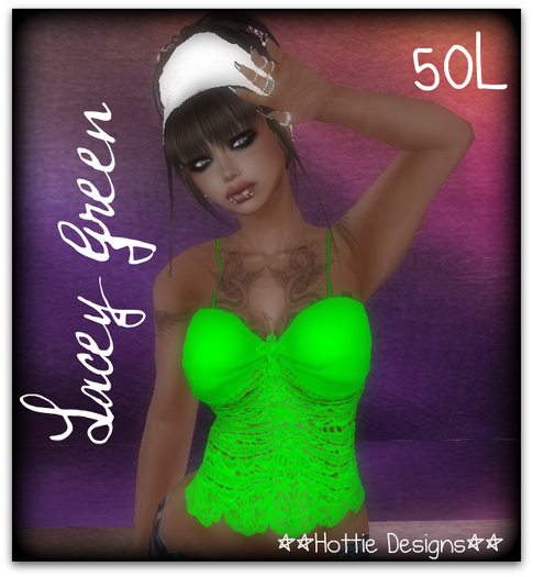 Lacey Green Top