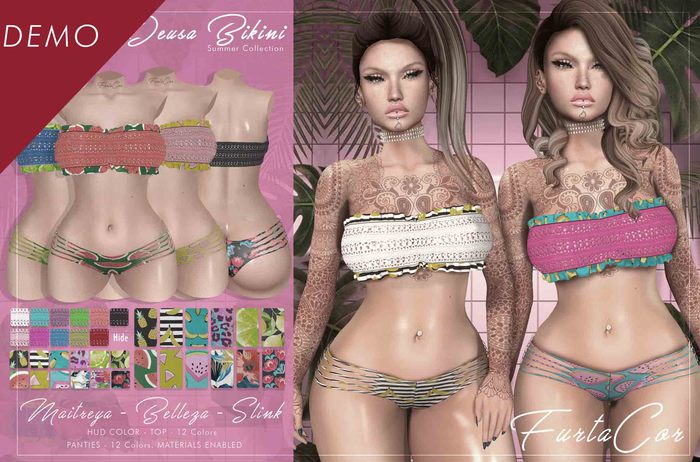 ::DEMO:::[FurtaCor Female]Deusa Bikini