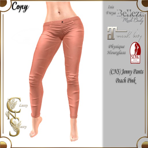 (CNS) Jenny Pants Peach Pink