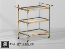 Fancy Decor: Julian Bar Cart (gold)